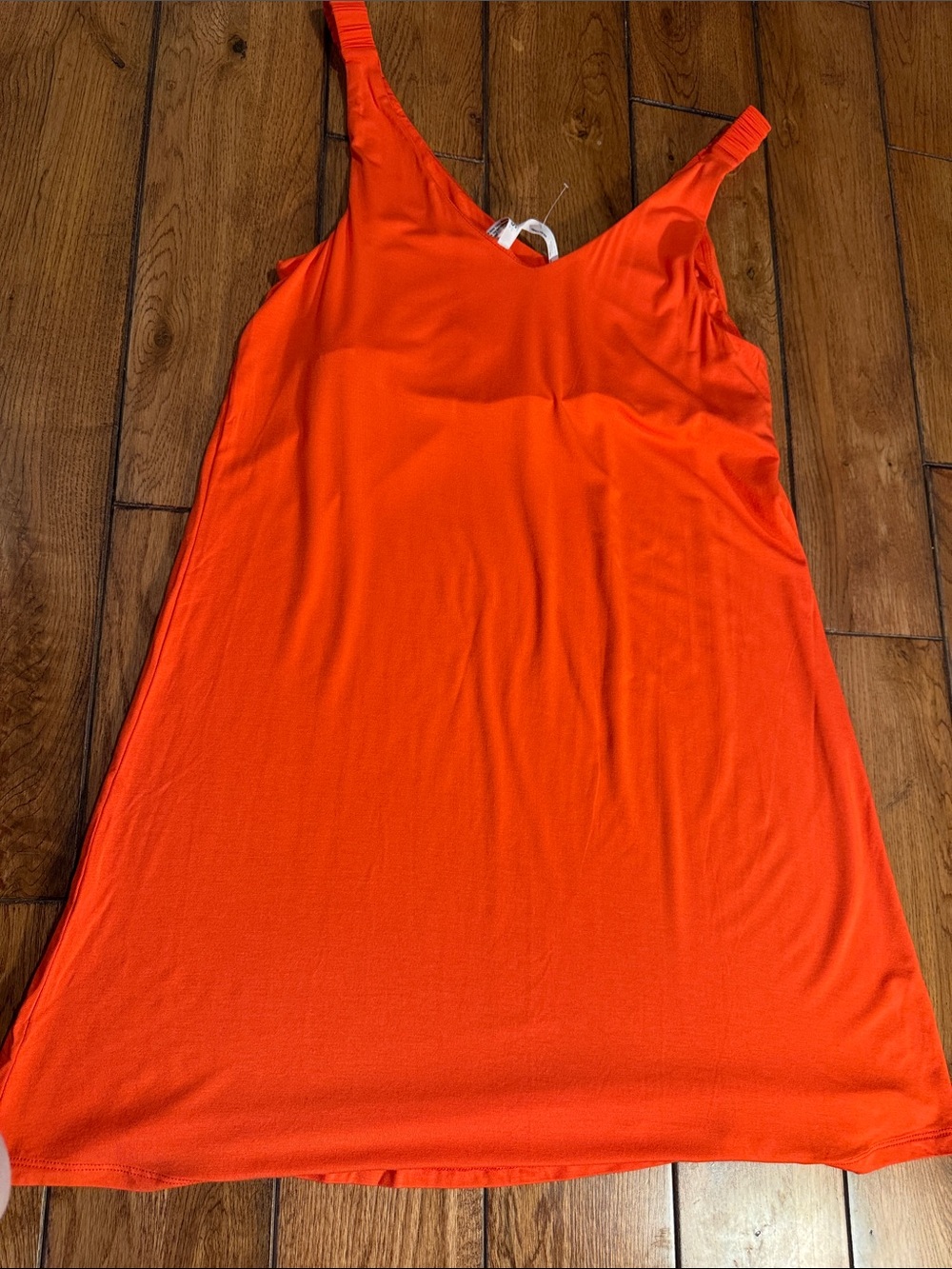Soma Cool Nights Shirred Strap Chemise in Island Guava sz. M NWT - Picture 5 of 7